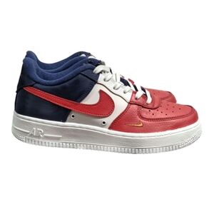Girls Nike Air Force 1 Red White Blue Independence day Sneakers